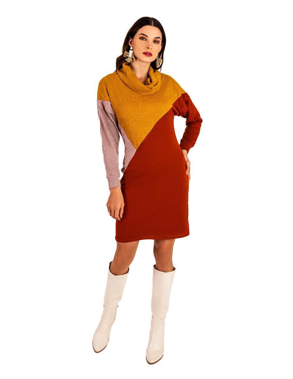 Vestido arriba rodilla casual para mujer