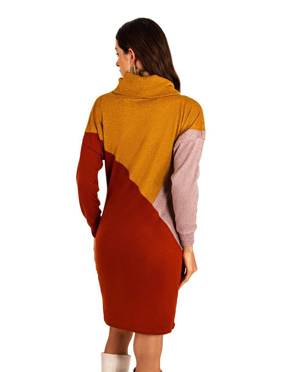 Vestido arriba rodilla casual para mujer