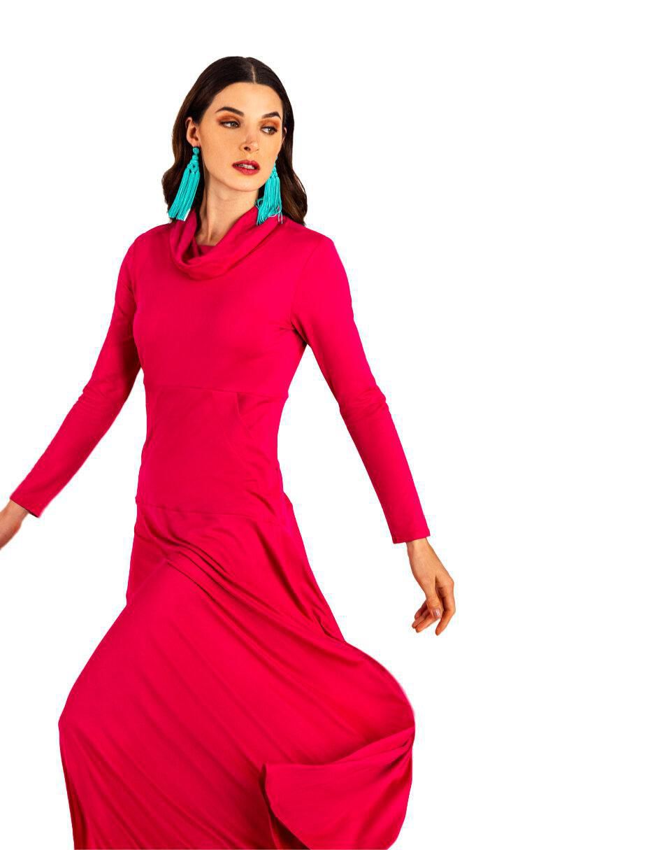 Vestido largo casual para mujer