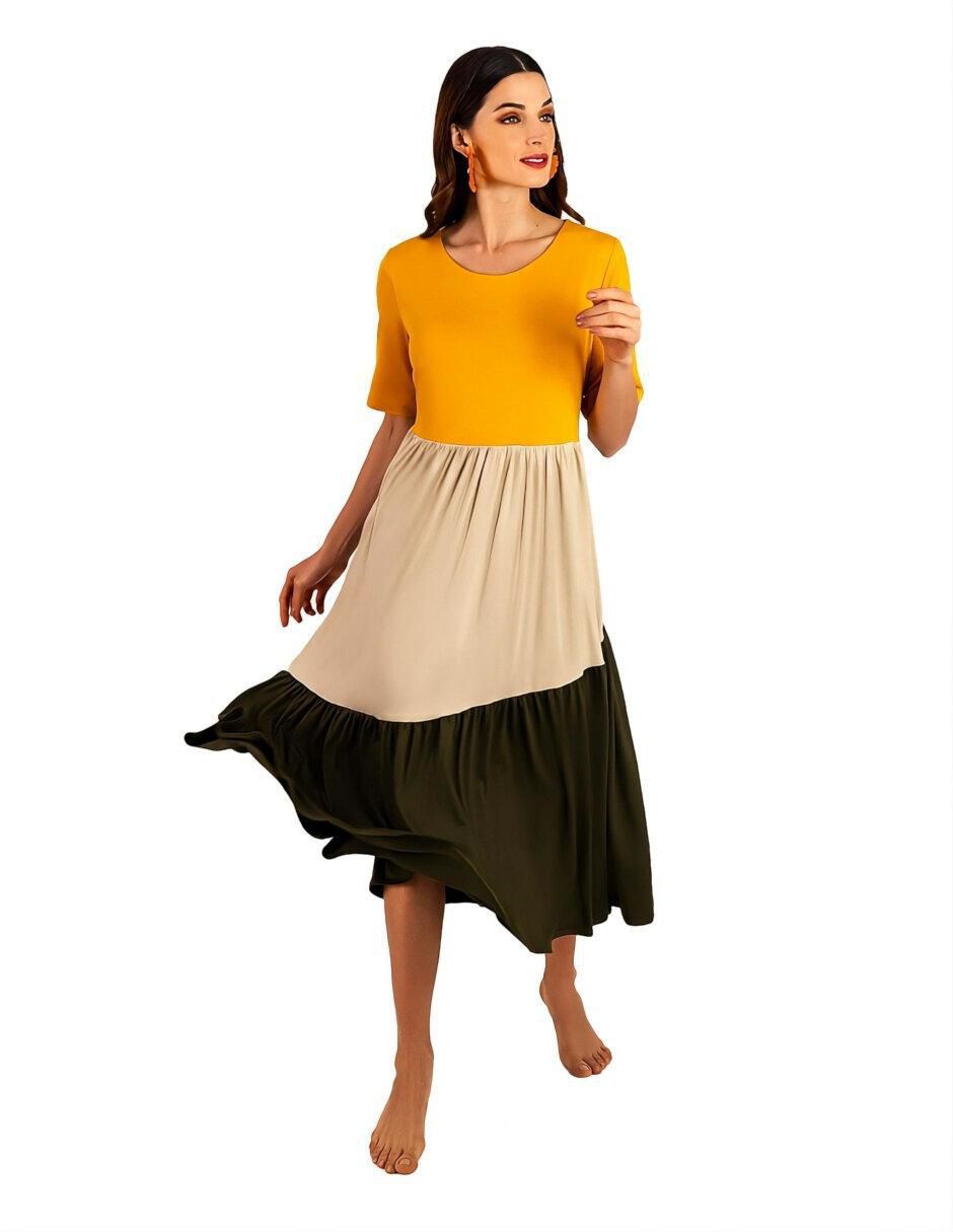 Vestido maxi casual para mujer