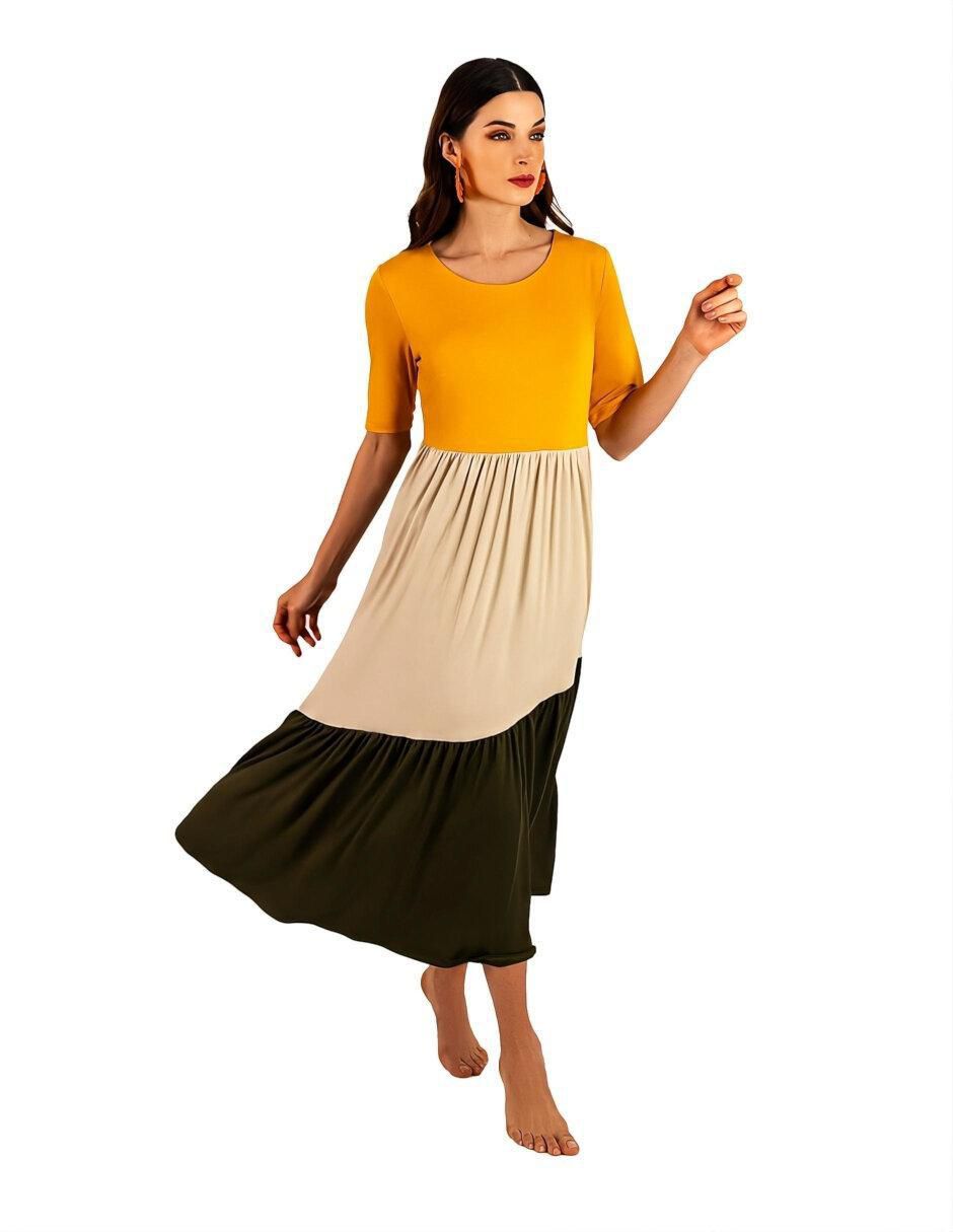 Vestido maxi casual para mujer