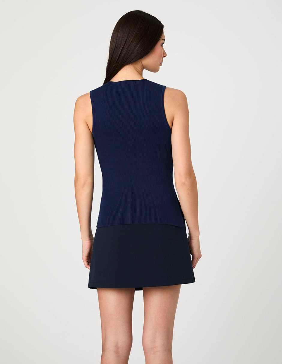 Blusa sin manga para mujer