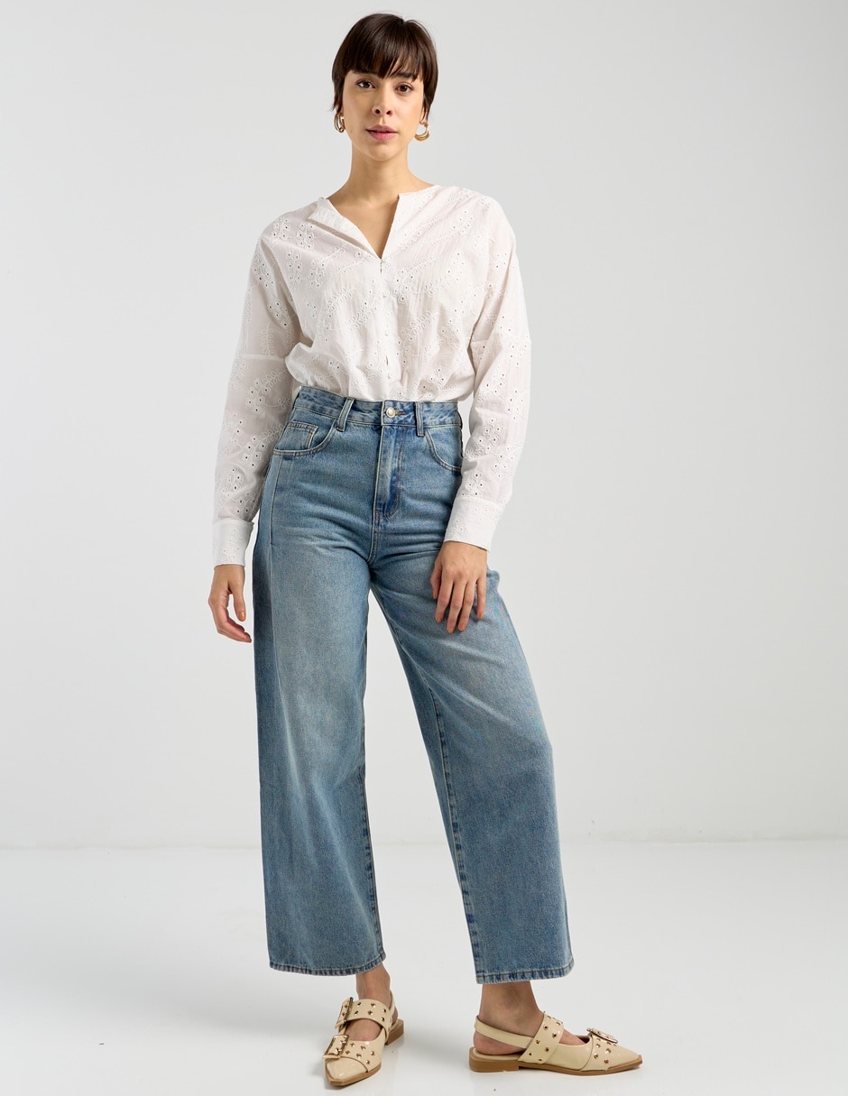 Jeans ampliopara mujer 3