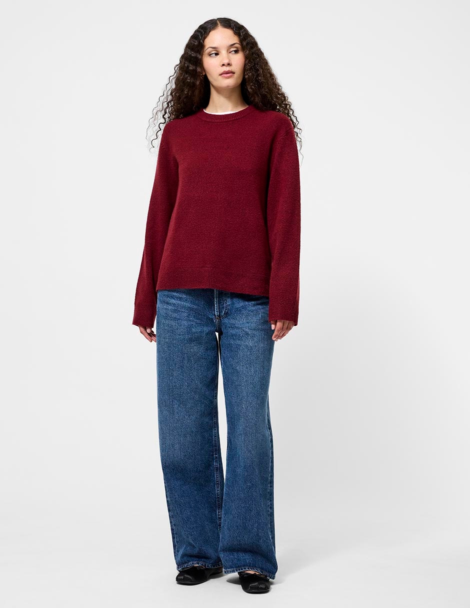 Suéter French Connection cuello redondo para mujer