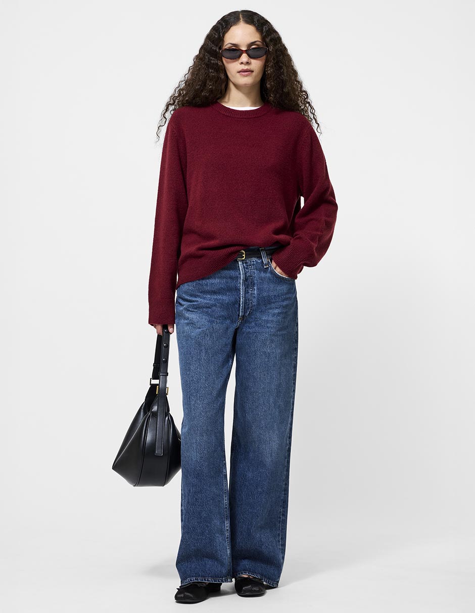 Suéter French Connection cuello redondo para mujer
