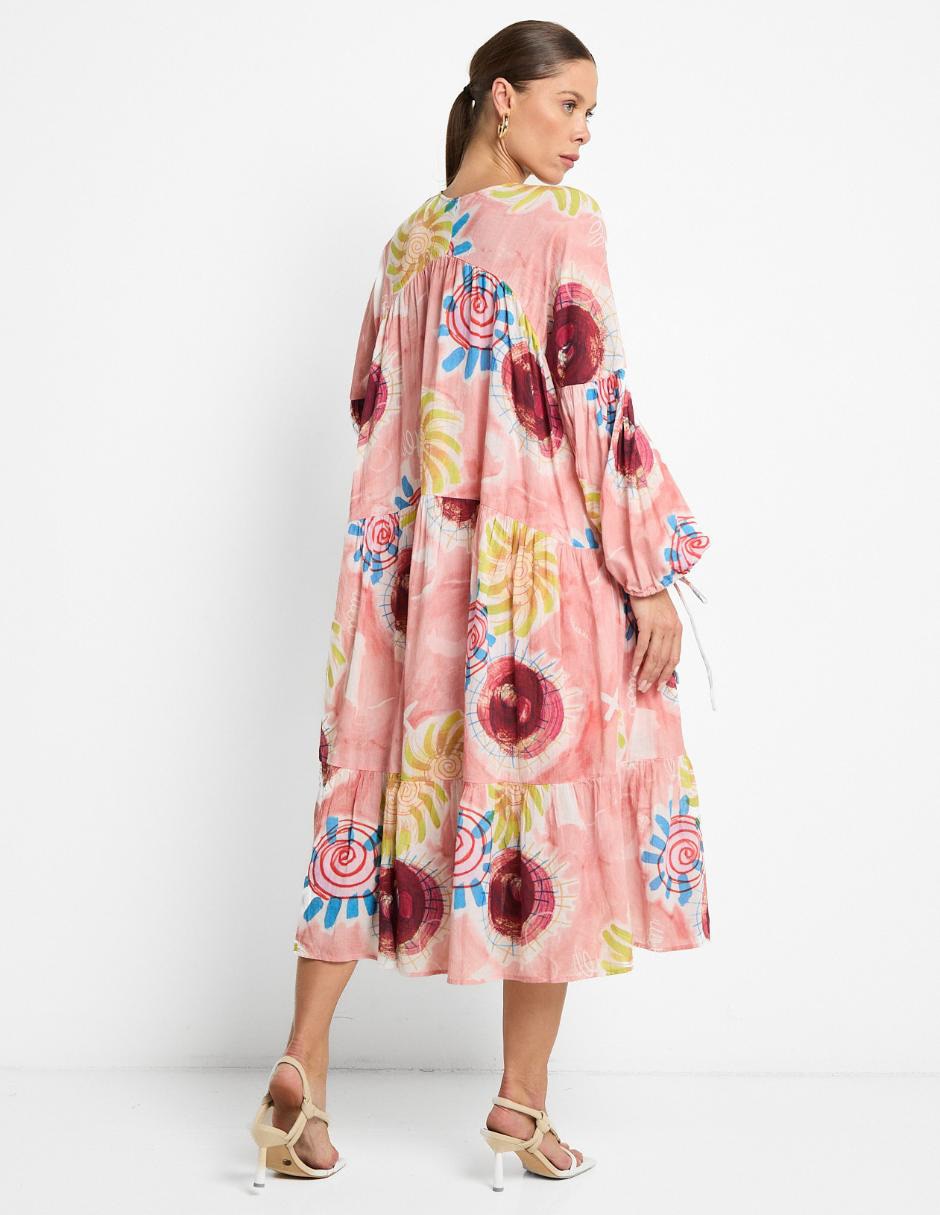 Vestido midi casual para mujer