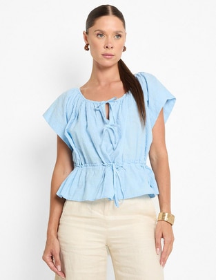Blusa Scotch & Soda manga corta para mujer