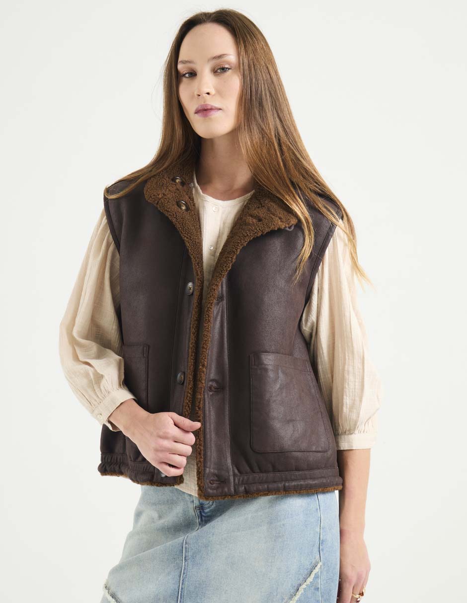 Chaleco impermeable para mujer