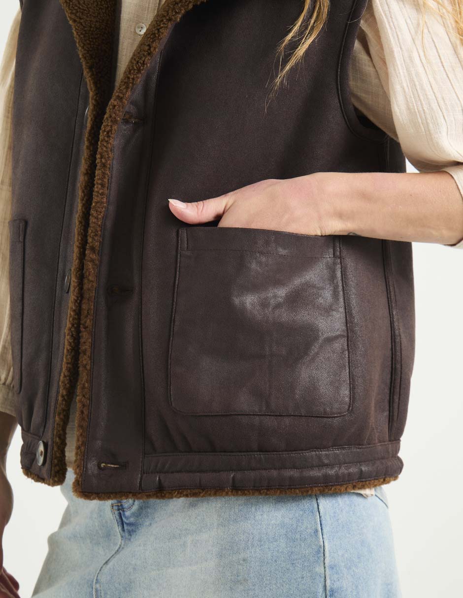Chaleco impermeable para mujer