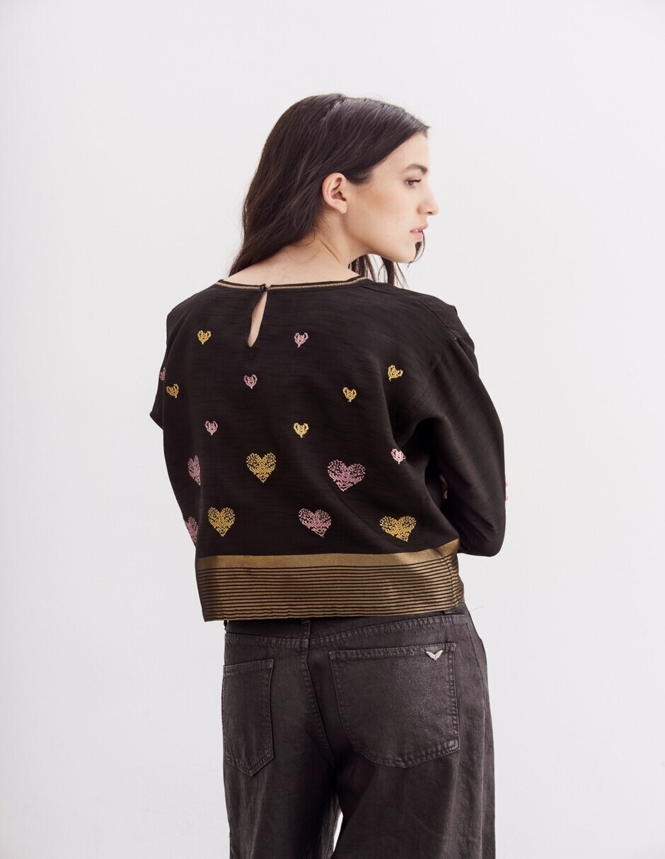 Blusa manga 3/4 para mujer 6