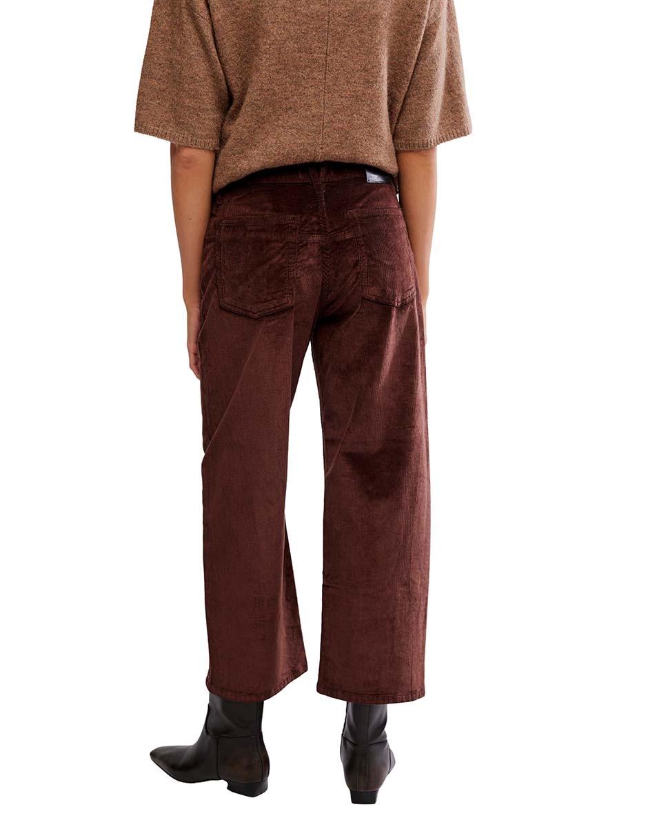 Pantalón coulotte regular para mujer 6