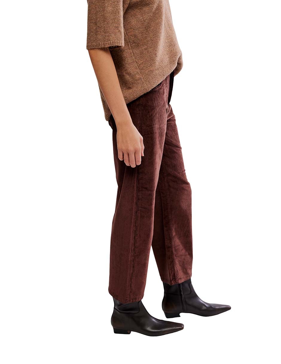 Pantalón coulotte regular para mujer 8