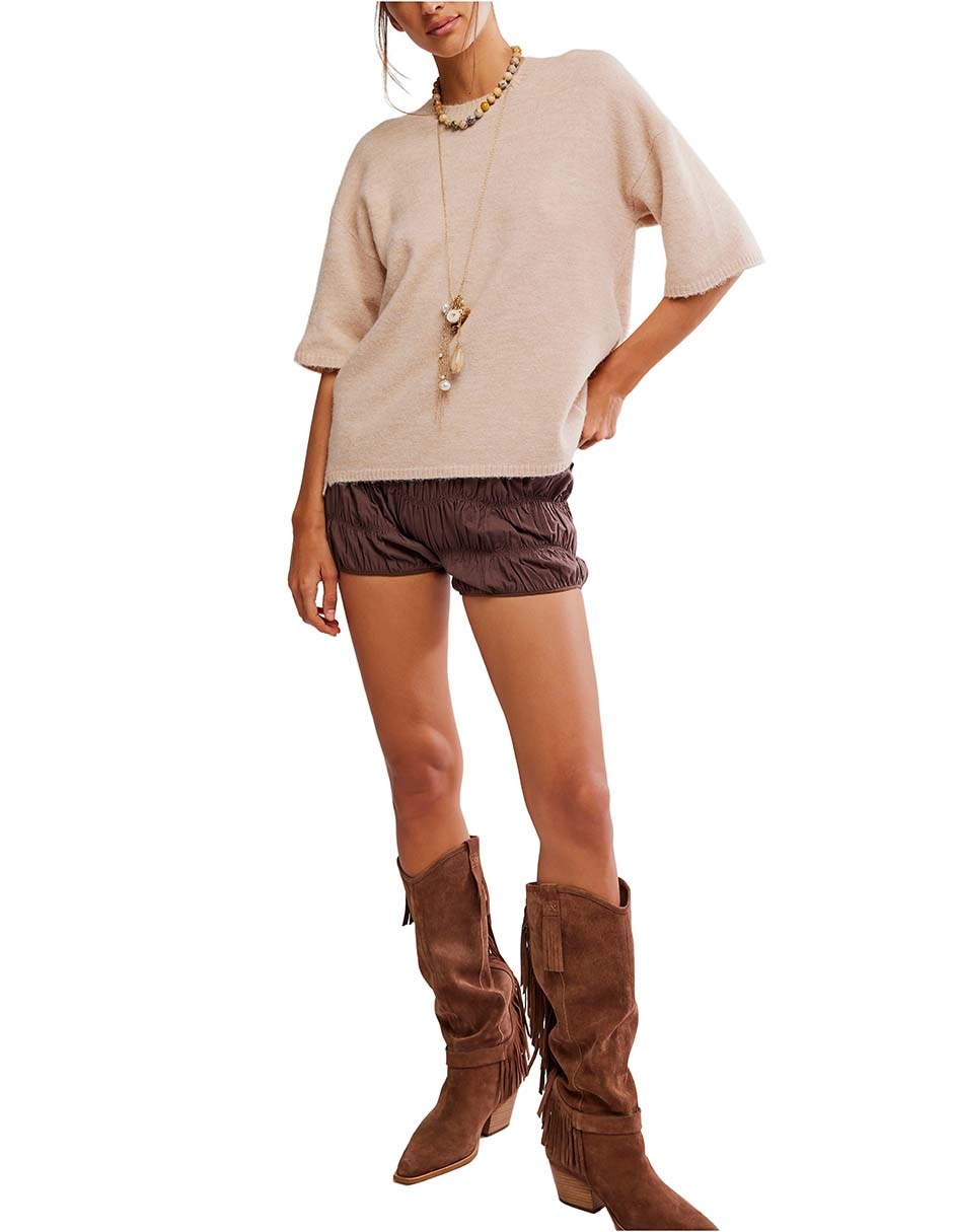 Suéter cuello redondo para mujer 7
