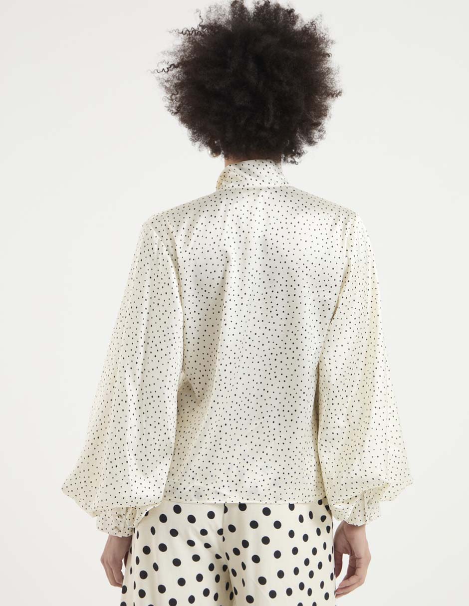 Blusa camisera Kur.Kuma manga larga para mujer