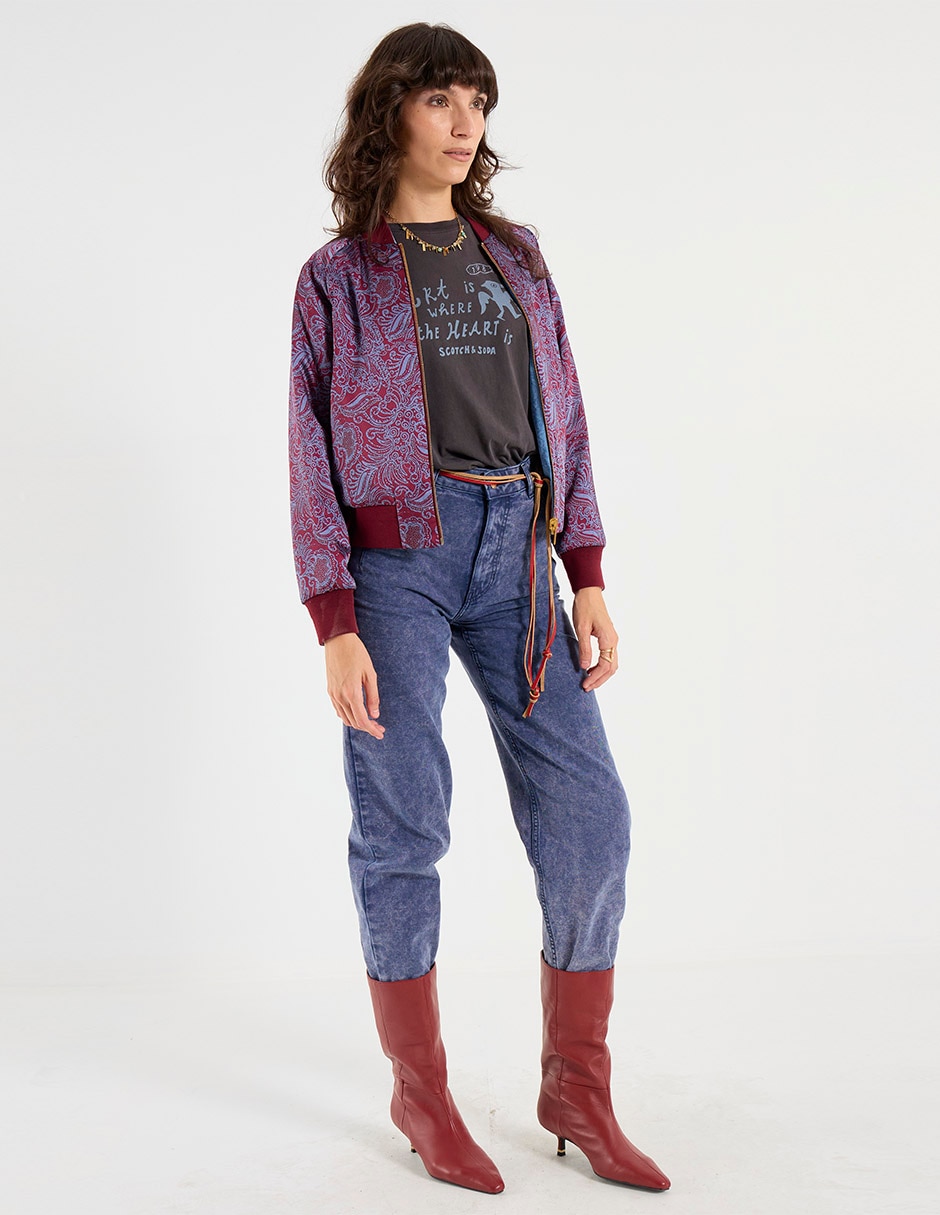 Jeans straight Scotch & Soda para mujer