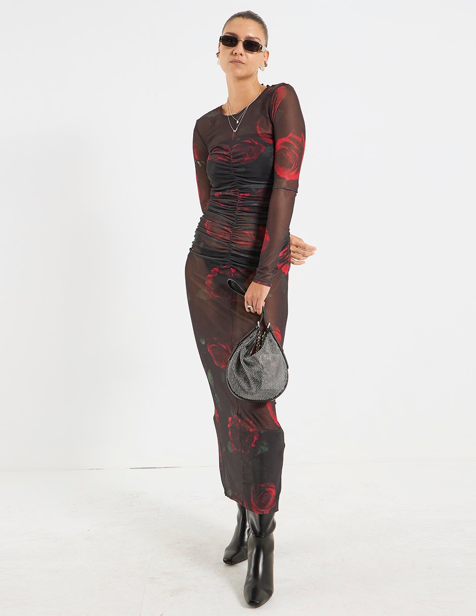 Vestido crop casual para mujer