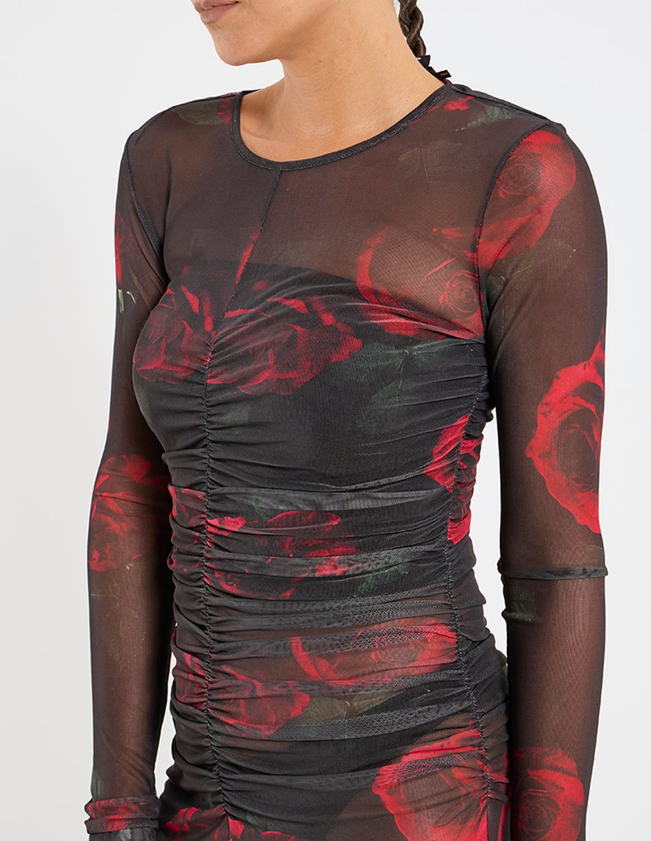 Vestido crop casual para mujer