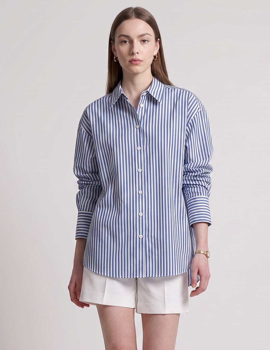 Camisa casual de algodón para mujer Camisa casual de algodón para mujer