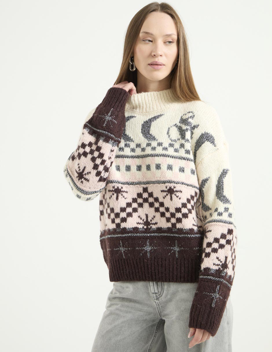 Suéter Scotch & Soda cuello alto para mujer
