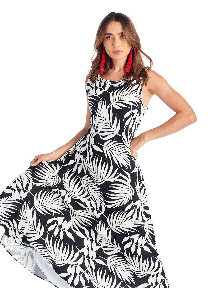 Vestido largo casual para mujer