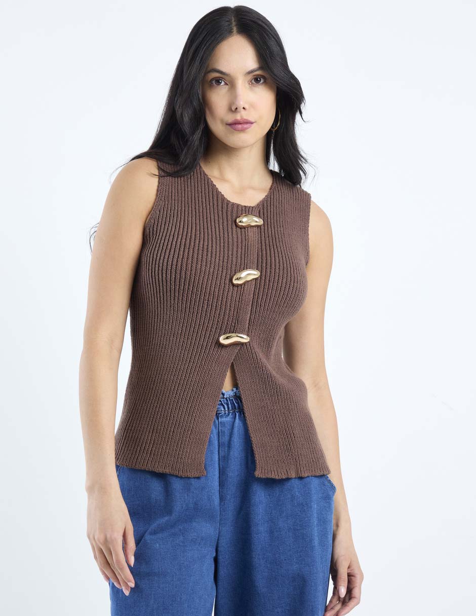 Chaleco Kur.Kuma para mujer