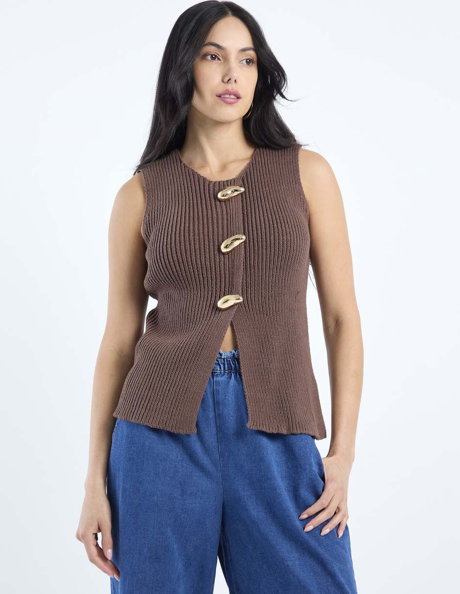 Chaleco Kur.Kuma para mujer