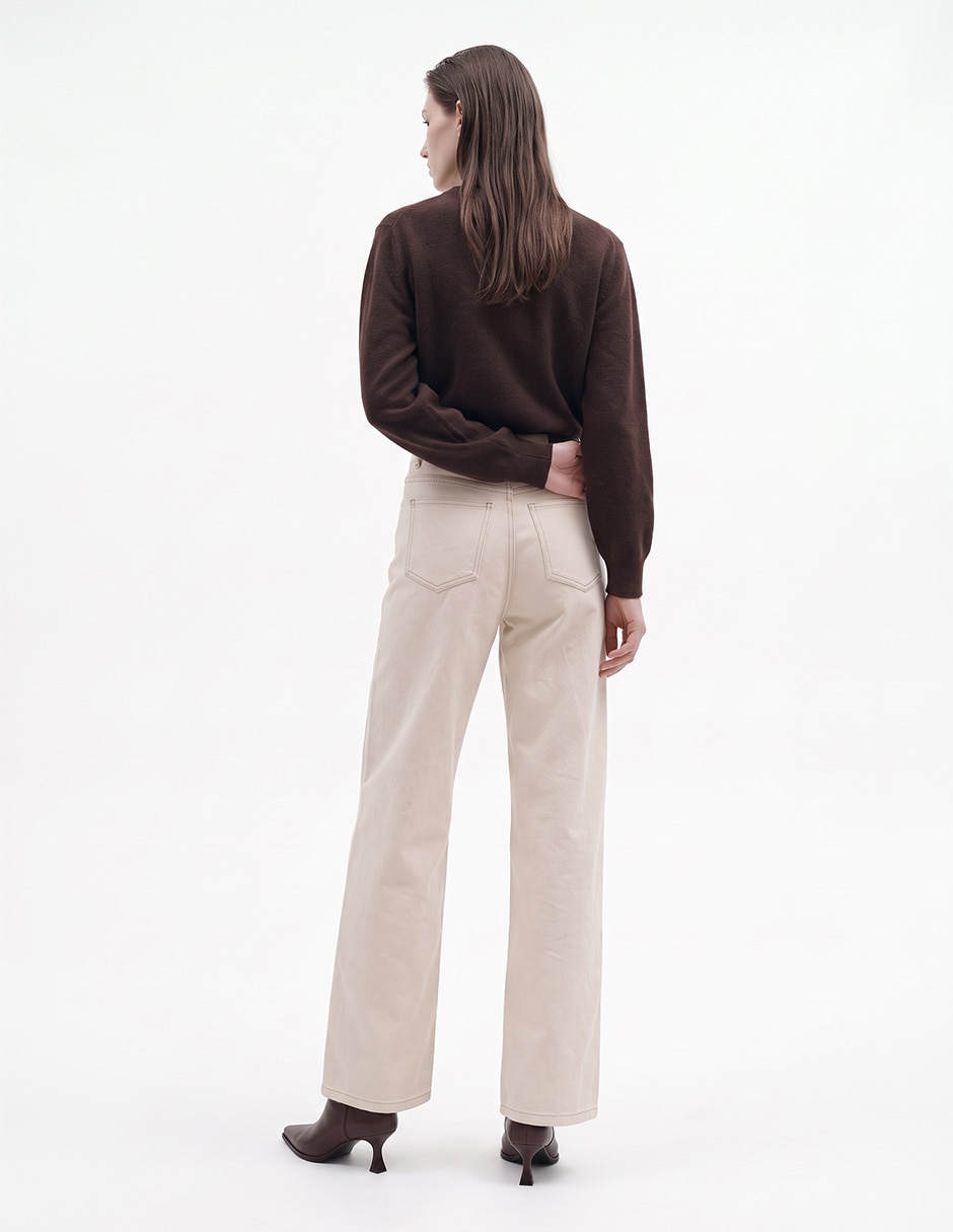 Jeans straight para mujer 2