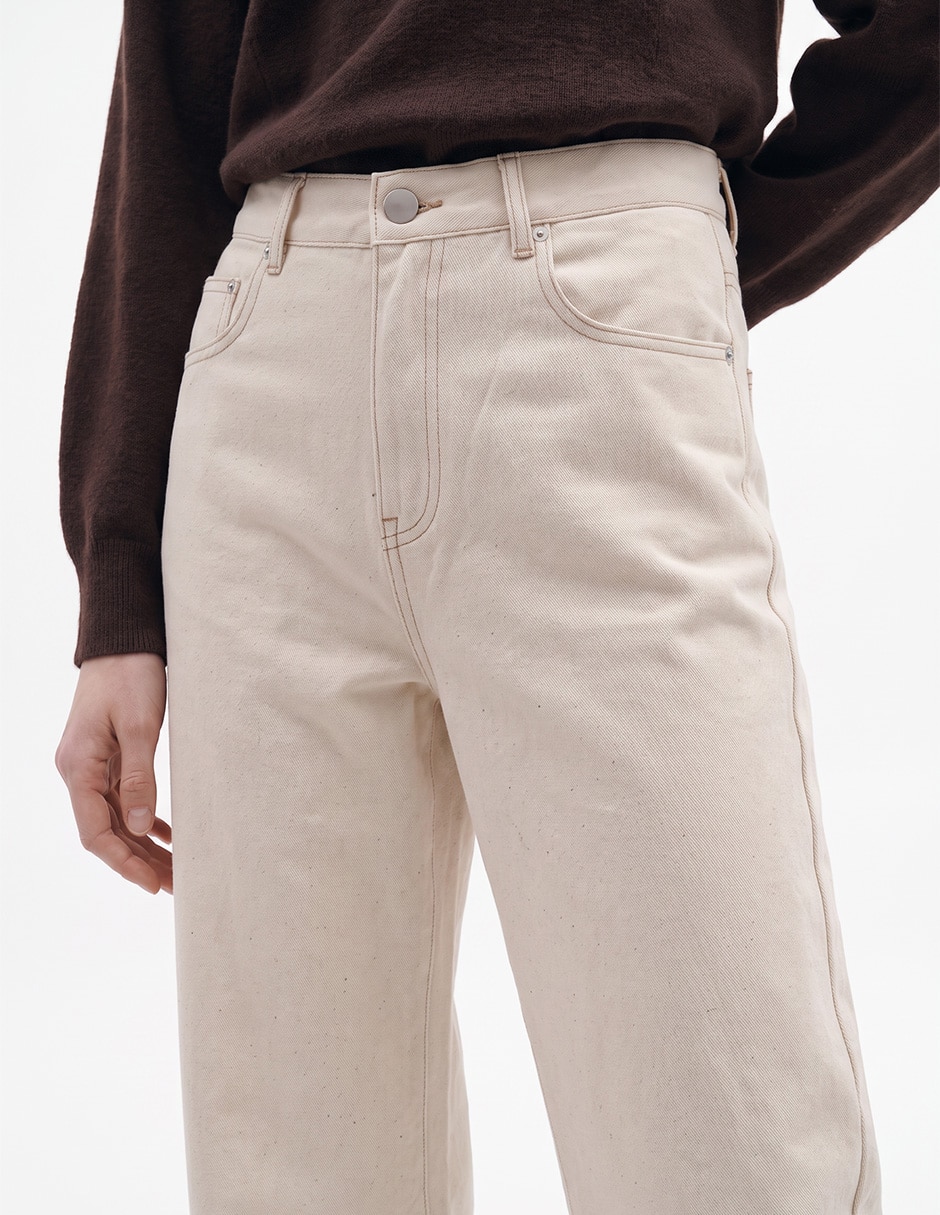 Jeans straight para mujer 5