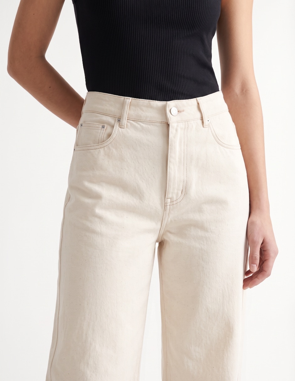 Jeans straight para mujer 6