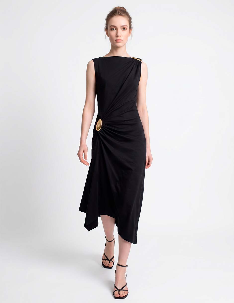 Vestido midi de noche para mujer Vestido midi de noche para mujer