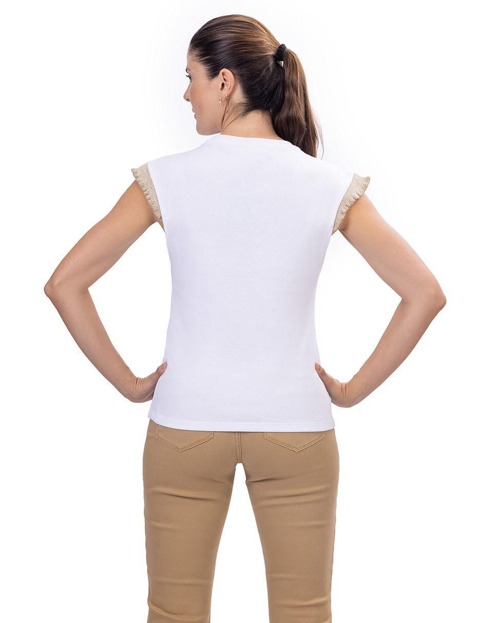 Playera Fall cuello redondo mujer 3