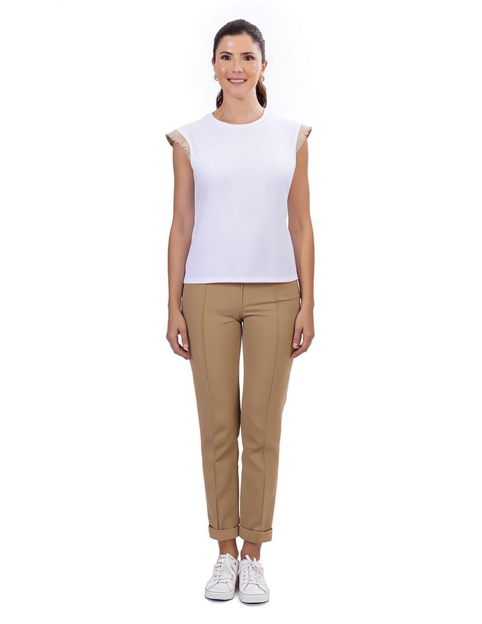 Playera Fall cuello redondo mujer 5