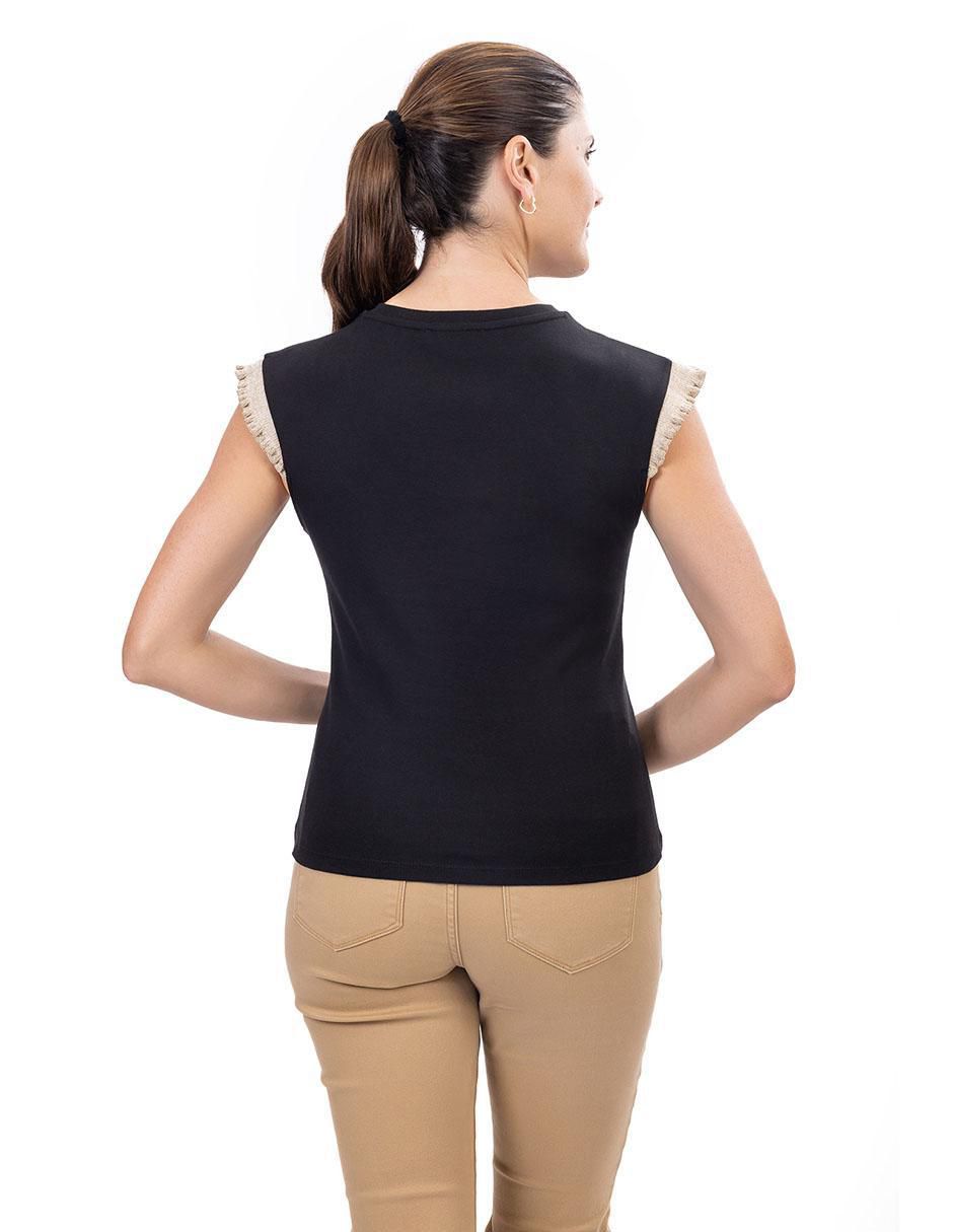 Playera Fall cuello redondo mujer 2