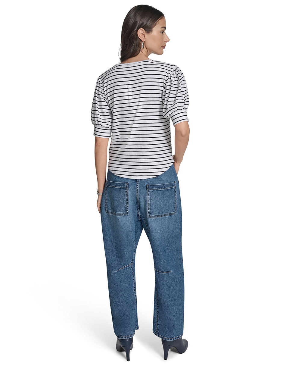 Blusa manga corta para mujer 4