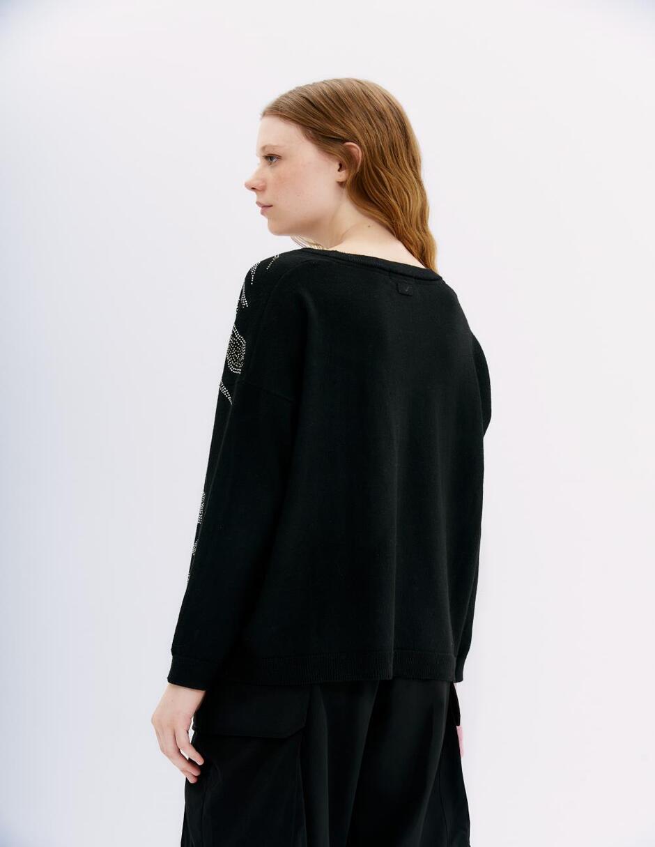 Suéter cuello redondo para mujer 6
