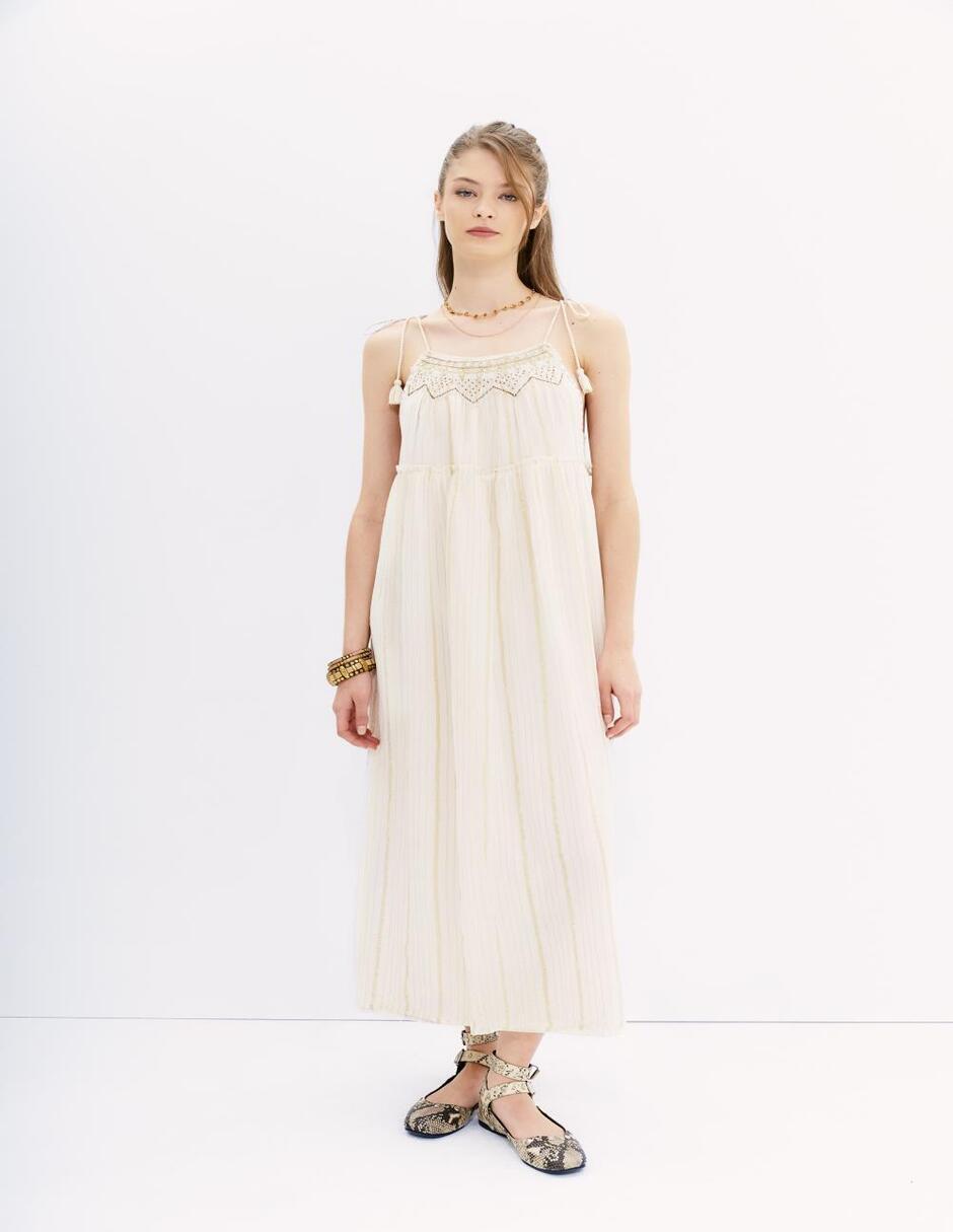 Vestido largo casual para mujer