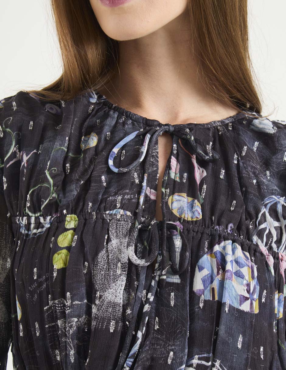 Blusa Scotch & Soda manga larga para mujer