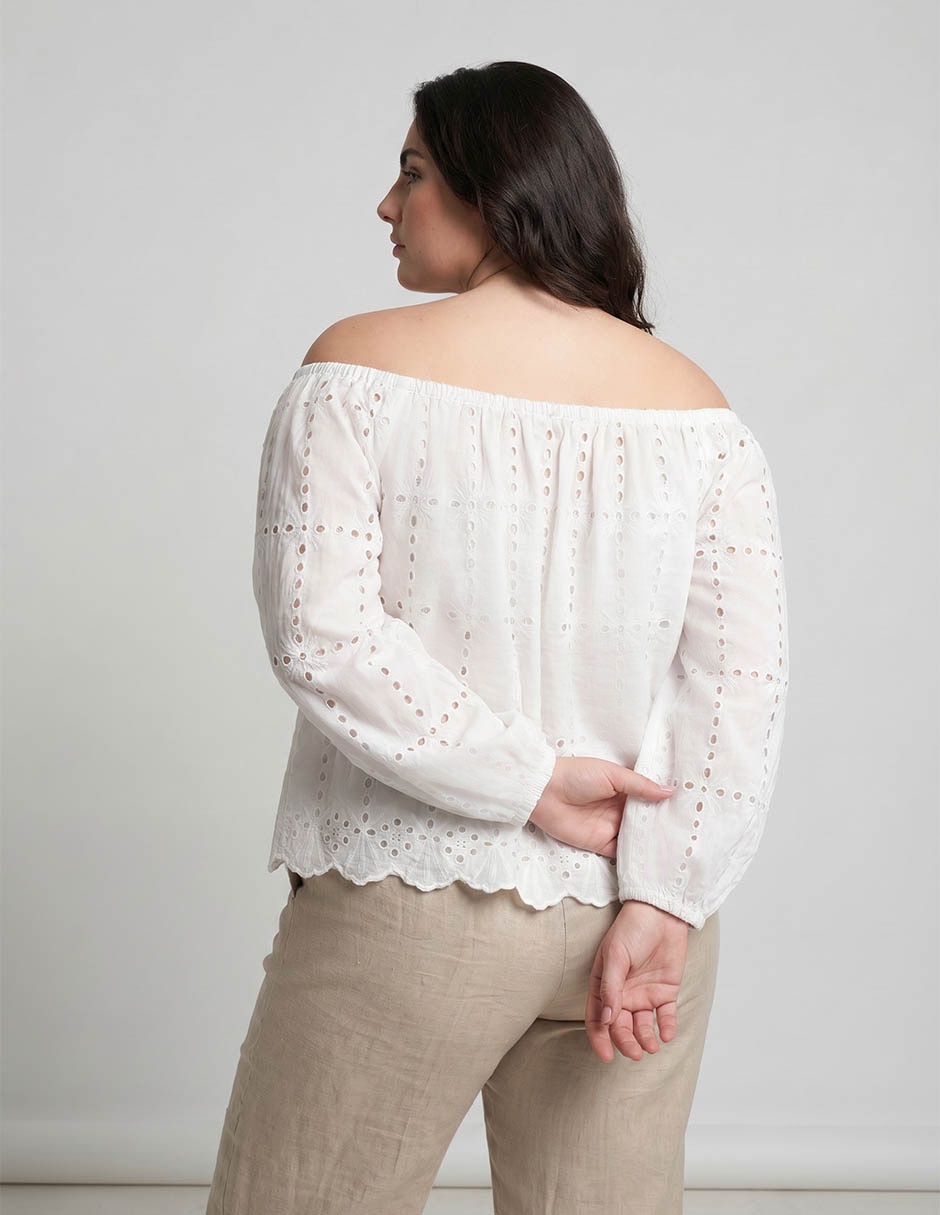 Blusa manga larga para mujer 2