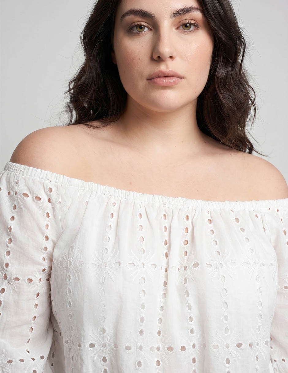 Blusa manga larga para mujer 3