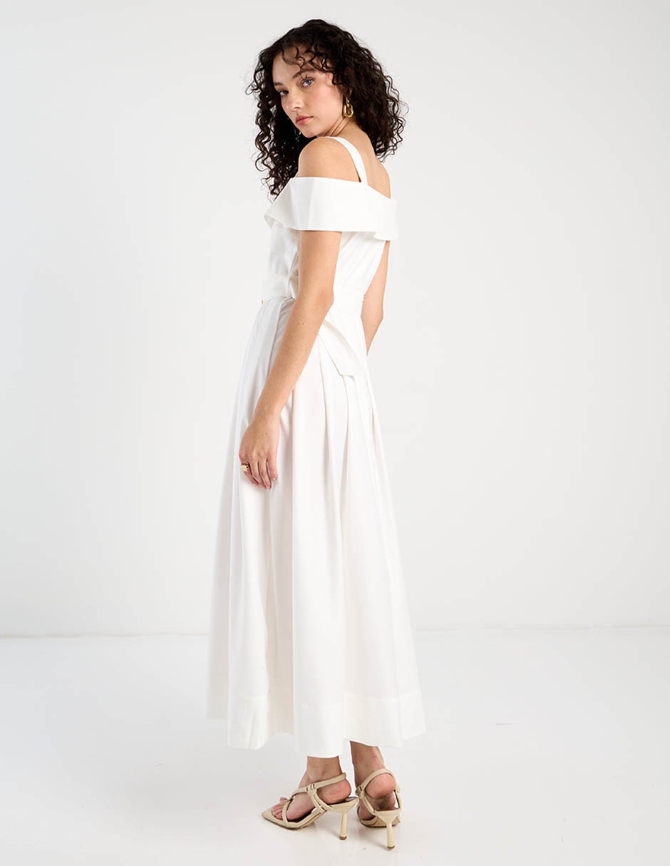 Vestido largo casual french connection para mujer