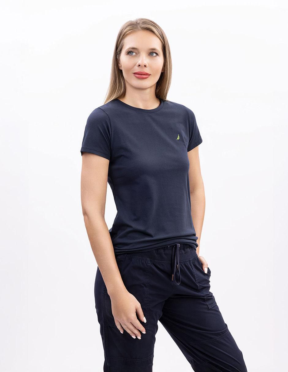 Playera manga corta cuello redondo mujer 3