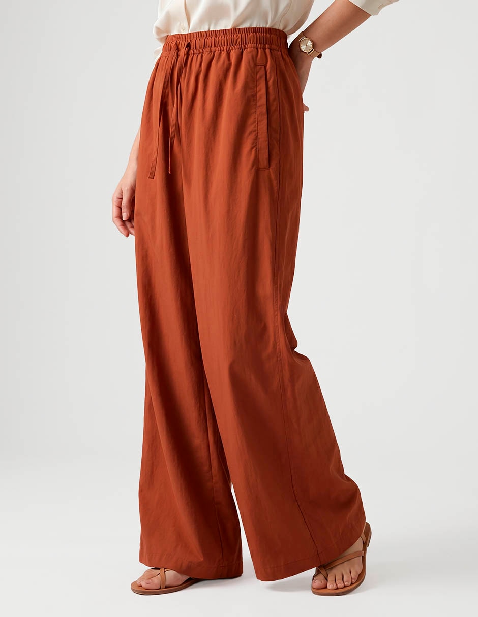 Pants amplio con elástico para mujer Pants amplio con elástico para mujer