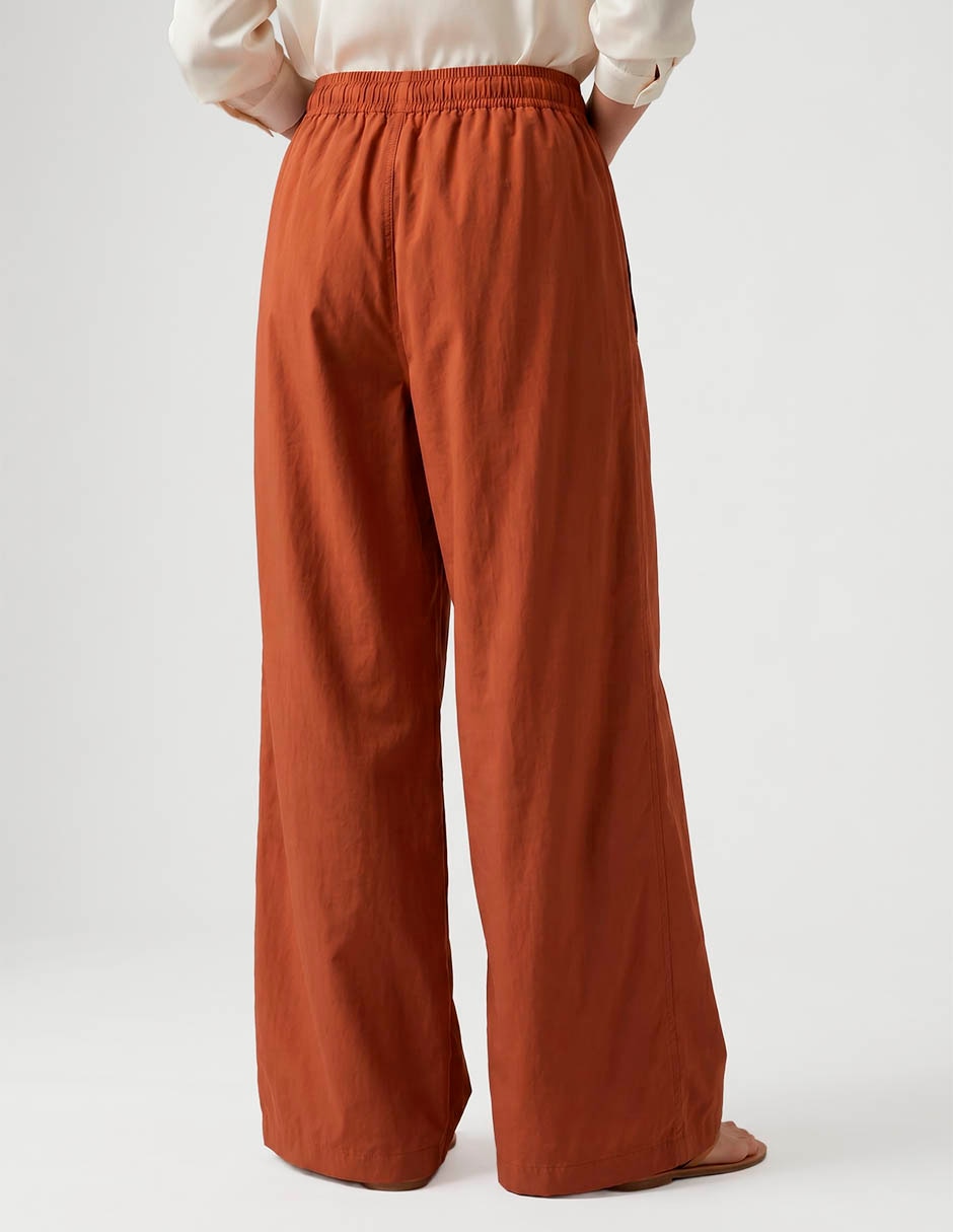 Pants amplio con elástico para mujer 2