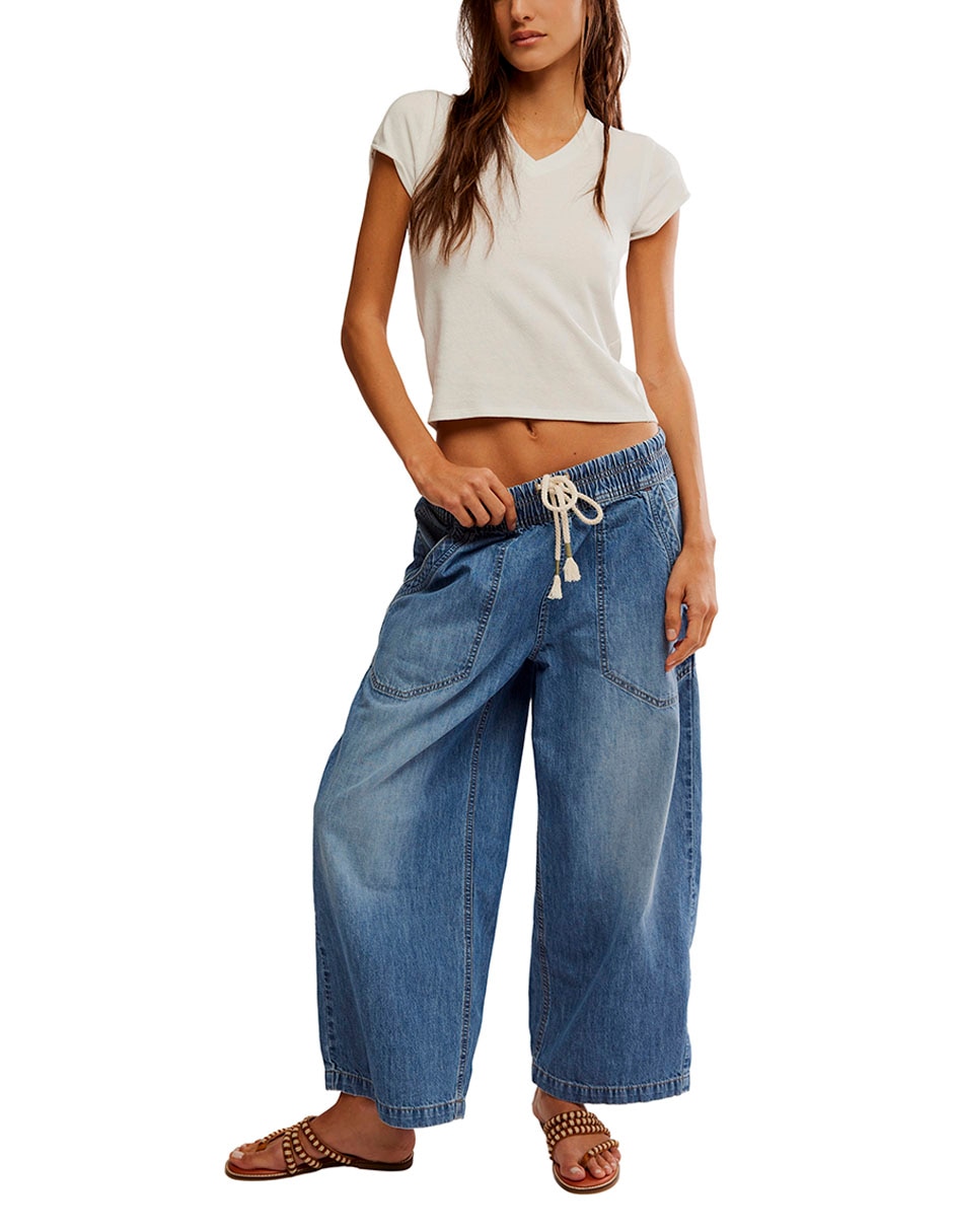 Jeans coulotte acampanadopara mujer Jeans coulotte acampanadopara mujer