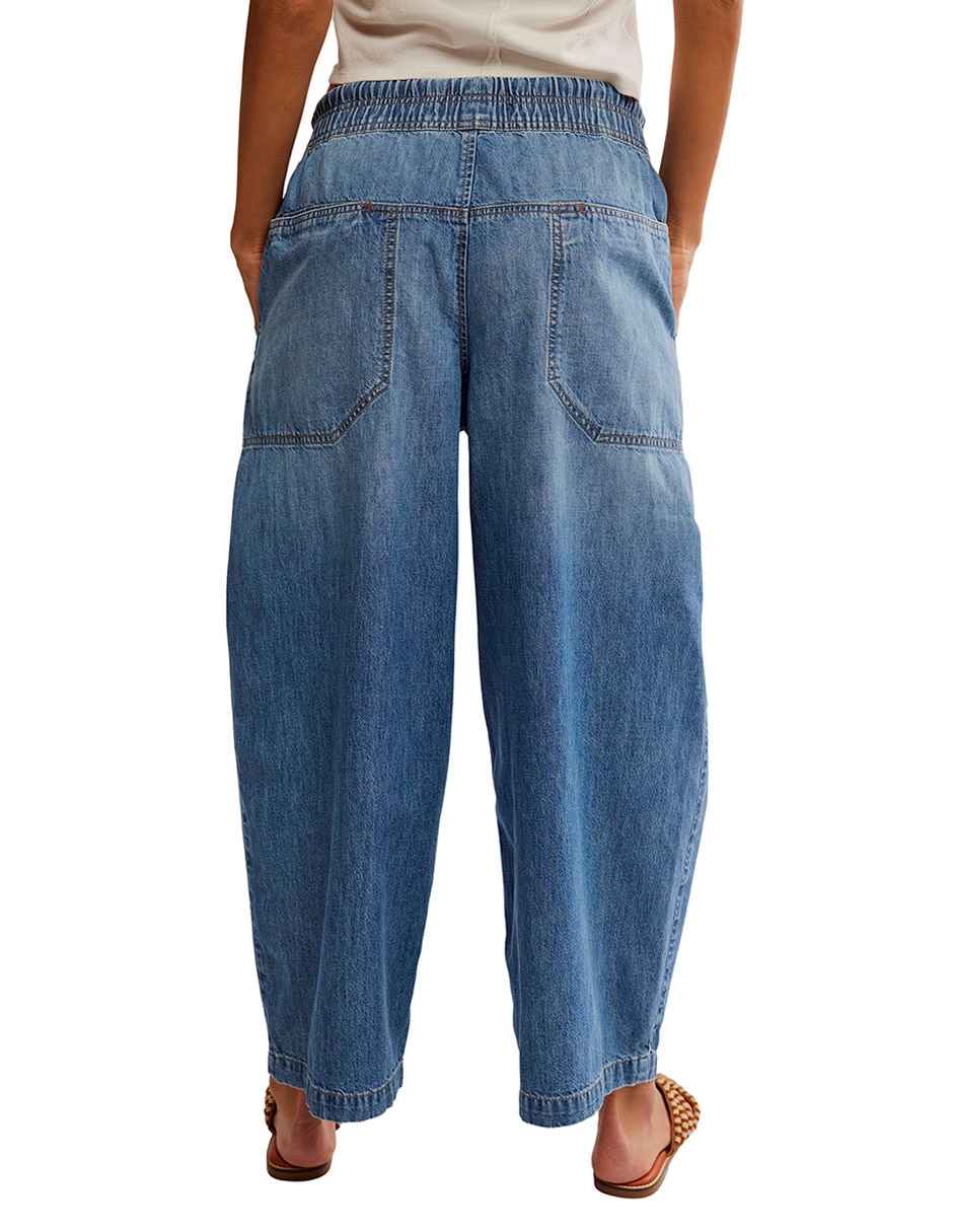 Jeans coulotte acampanadopara mujer 4