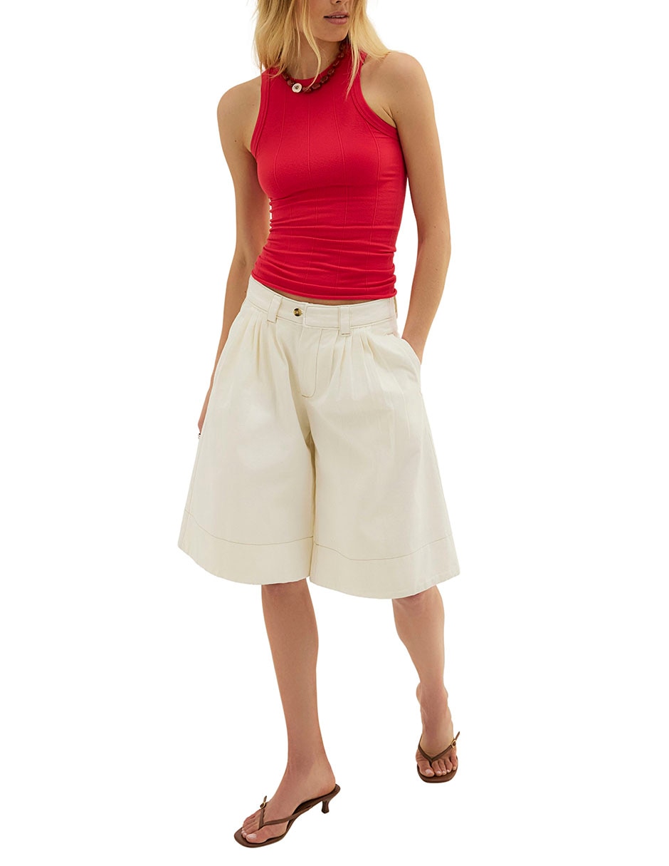 Top cuello redondo tirante ancho 4