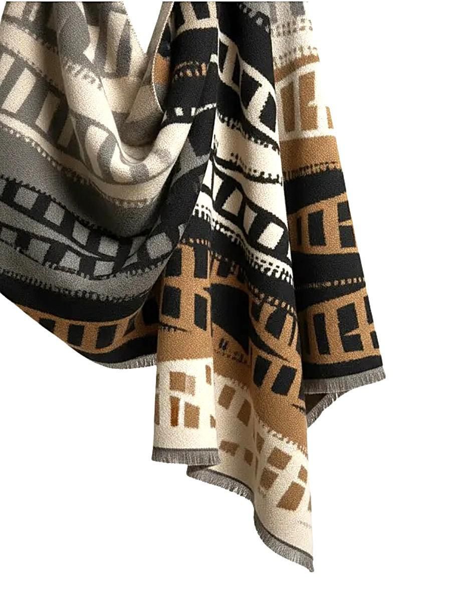 Chal estampado grecas 5