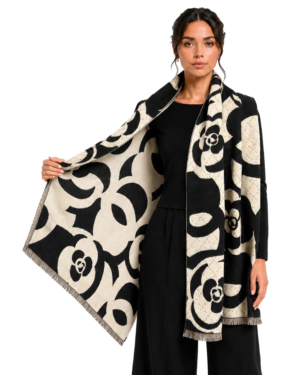 Chal estampado floral 5