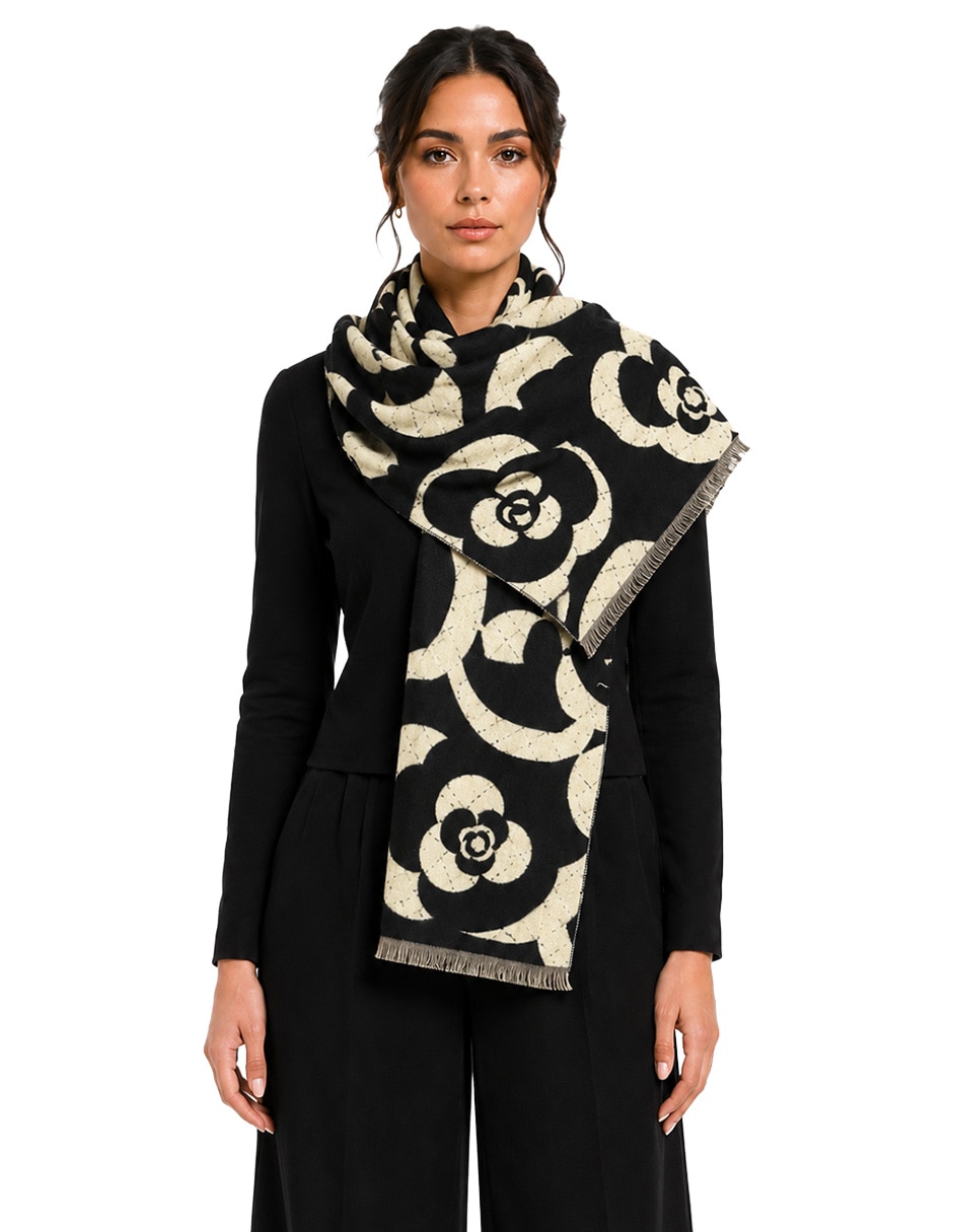 Chal estampado floral