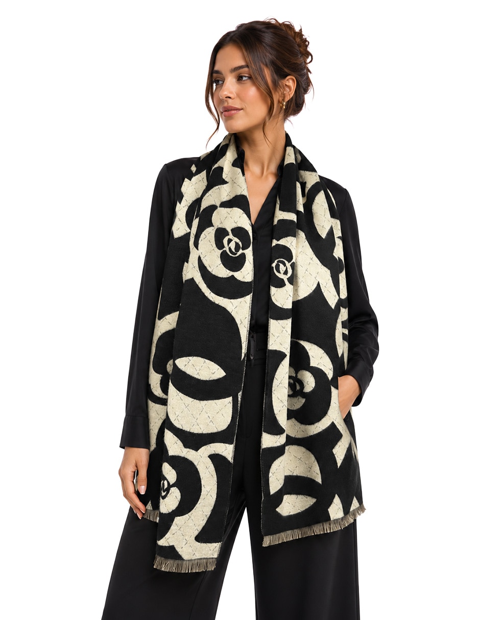 Chal estampado floral 7